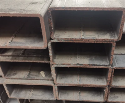 Tubo rettangolare di grande diametro ERW in carbonio nero En 10025 S355 100x200x6mm